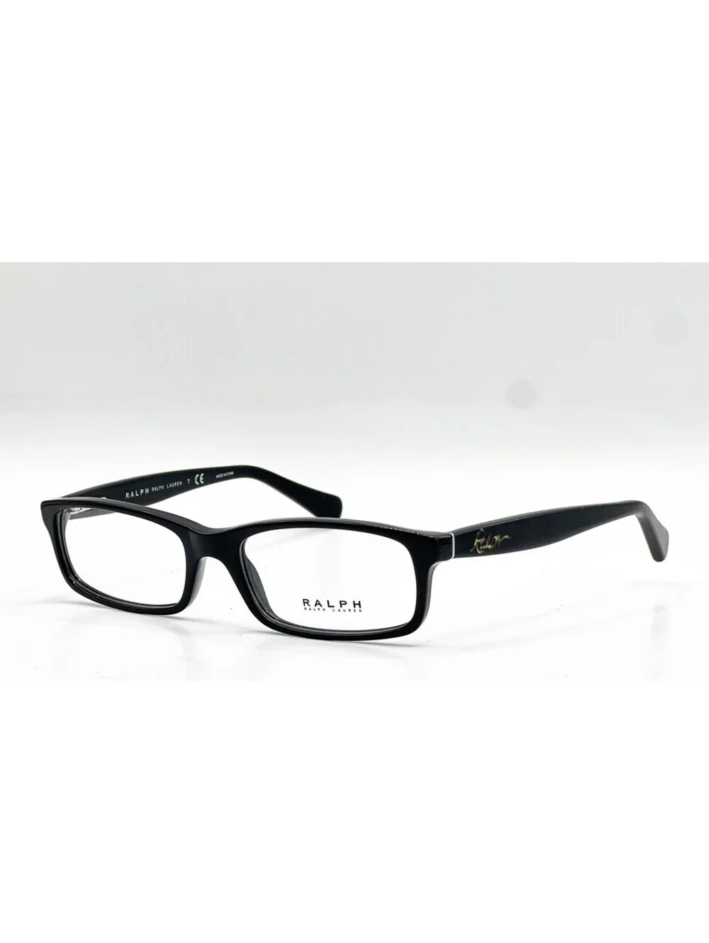 Ralph Lauren RA 7060 1377 Shiny Black Full Rim Eyeglass Frames 52-17-135